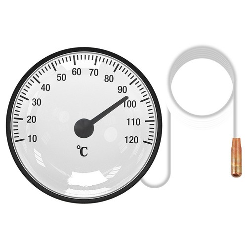 Water temperature dial gauge - water,