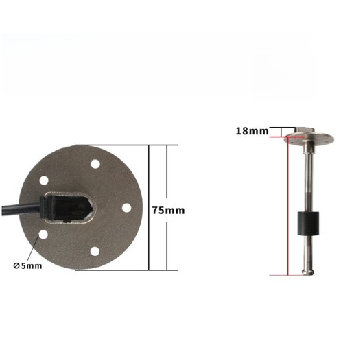 Water tank indicator - water, gauge