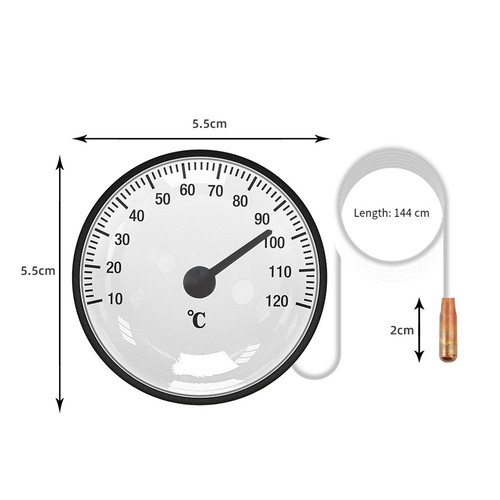 Water temperature dial gauge - temperature,