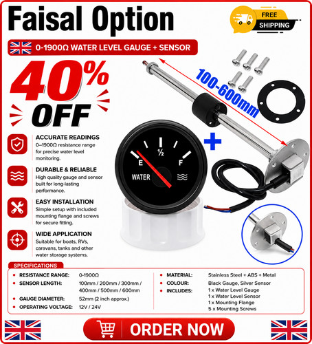 Water level sensor 52mm - water,