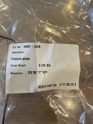 Worcester bosch pressure gauge - worcester,